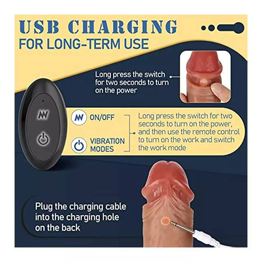 Penis Sleeve with Vibrator, Sex Toys Penis Extender with 8 Vibration Modes, 8 Inch Vibrating Dildo Penis Rings Adult Toys, Ultra