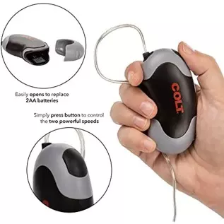 CalExotics Colt Xtreme Turbo Bullet Vibrator For Men - Waterproof Sex Toys for Couples - Wired Adult Male Vibe Egg Prostate Mass CalExotics Colt Xtreme Turbo Bullet Vibrator For Men - Waterproof Sex Toys for Couples - Wired Adult Male Vibe Egg Prostate Mass