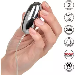 CalExotics Colt Xtreme Turbo Bullet Vibrator For Men - Waterproof Sex Toys for Couples - Wired Adult Male Vibe Egg Prostate Mass CalExotics Colt Xtreme Turbo Bullet Vibrator For Men - Waterproof Sex Toys for Couples - Wired Adult Male Vibe Egg Prostate Mass