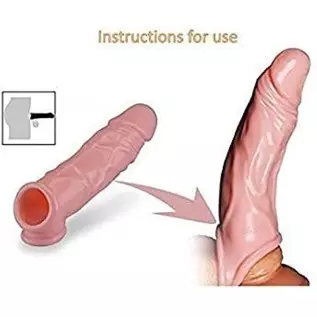 Textured Thick Male Shaft Sleeve Sheath Extension Girth Enhancer Enlarger Stupendous 230214 Textured Thick Male Shaft Sleeve Sheath Extension Girth Enhancer Enlarger Stupendous 230214