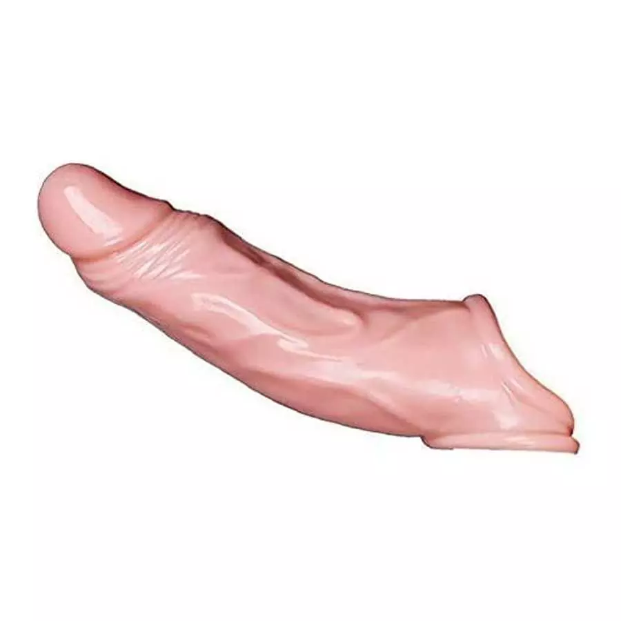 Textured Thick Male Shaft Sleeve Sheath Extension Girth Enhancer Enlarger Stupendous 230214
