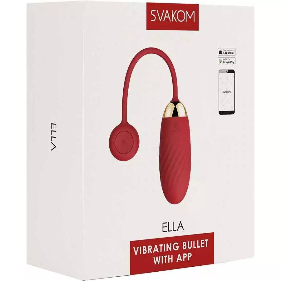 Bullet Vibrator with Remote Control for G Spot Stimulation,SVAKOM Elmer Wireless Vibrating Eggs, Wearable Love Balls with 26 Vib