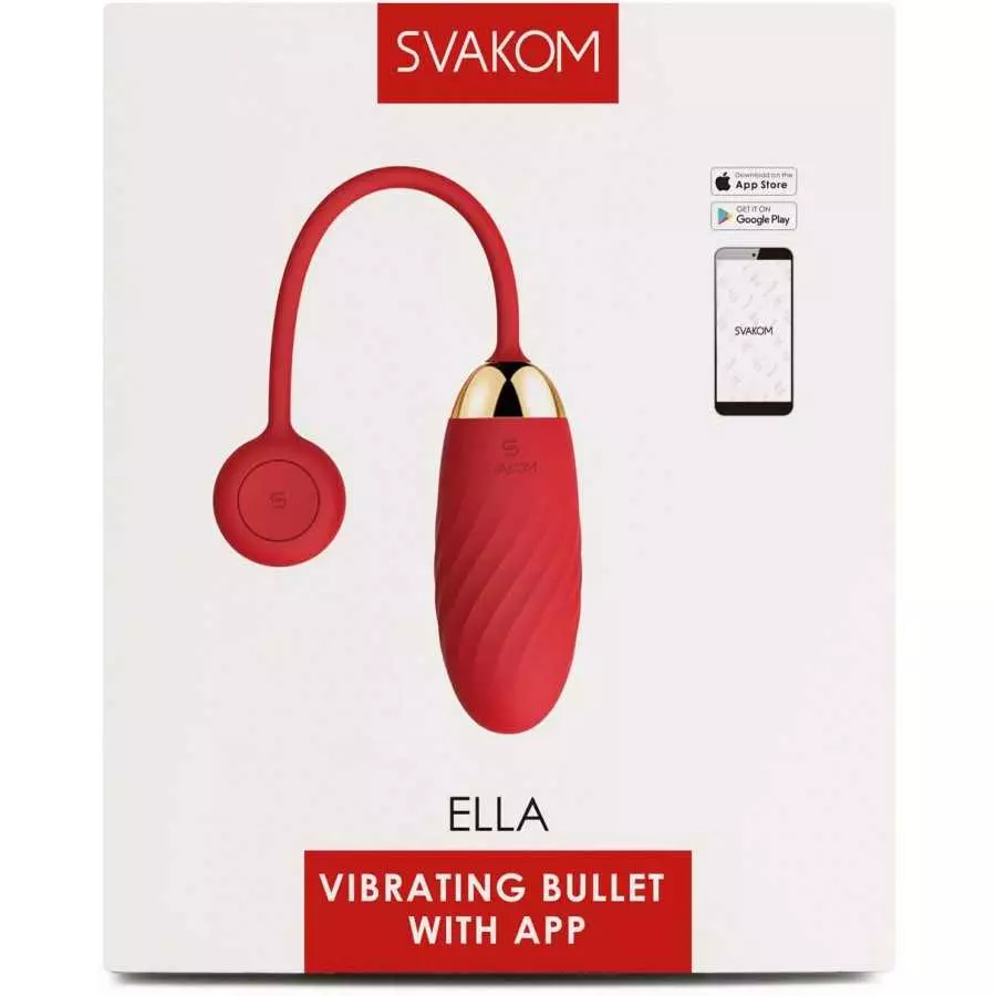 Bullet Vibrator with Remote Control for G Spot Stimulation,SVAKOM Elmer Wireless Vibrating Eggs, Wearable Love Balls with 26 Vib