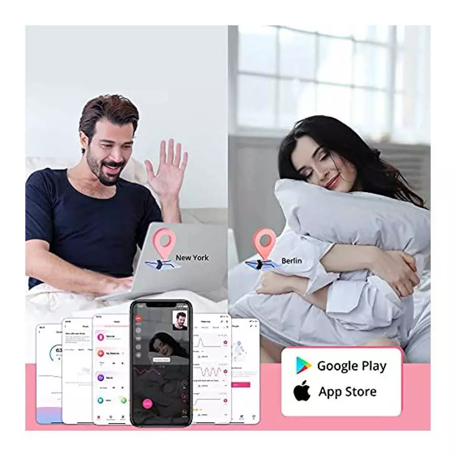 LOVENSE Lush Bullet Vibrator, Bluetooth Egg Style Stimulator, Remote Control Vibrator Bullet for Women Vibrating Ball, Rechargea