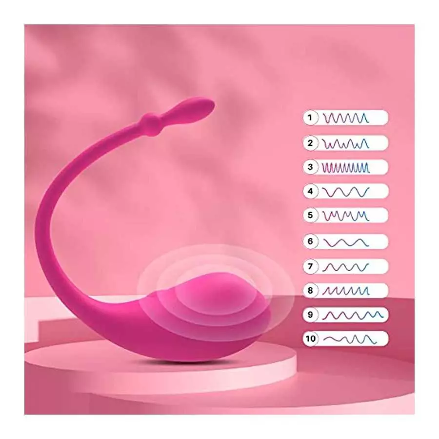 LOVENSE Lush Bullet Vibrator, Bluetooth Egg Style Stimulator, Remote Control Vibrator Bullet for Women Vibrating Ball, Rechargea