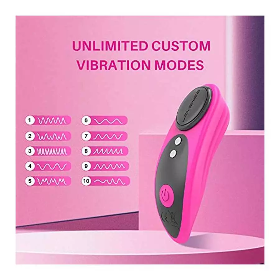 LOVENSE Ferri Wearable Magnetic Panty Vibrator, Long Distance Bluetooth Remote Reach with Music Sync, Partner & App Control