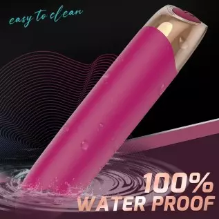 Mini Small Bullet Vibrator (Full Silicone) for Precise Vagina Clitoris Nipples Stimulation, G Spot Dildo Vibrators Clitorals Sti