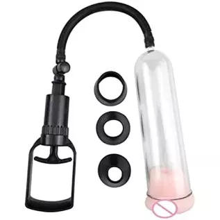 New 2438 Men's Vacuum Pump Strength Augmentation Pump for Man X Male Augmentation Growth Pump with Booster Size for Men Helps Dy