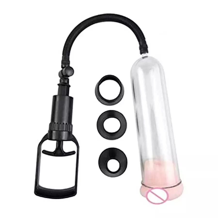New 2438 Men's Vacuum Pump Strength Augmentation Pump for Man X Male Augmentation Growth Pump with Booster Size for Men Helps Dy