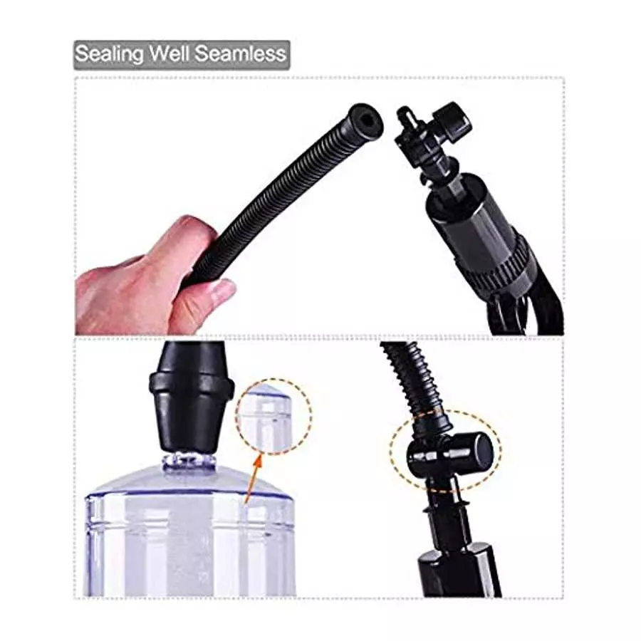 New 2438 Men's Vacuum Pump Strength Augmentation Pump for Man X Male Augmentation Growth Pump with Booster Size for Men Helps Dy