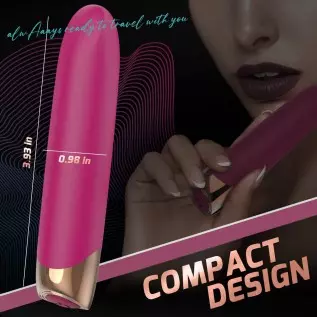 Mini Small Bullet Vibrator (Full Silicone) for Precise Vagina Clitoris Nipples Stimulation, G Spot Dildo Vibrators Clitorals Sti