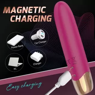 Mini Small Bullet Vibrator (Full Silicone) for Precise Vagina Clitoris Nipples Stimulation, G Spot Dildo Vibrators Clitorals Sti