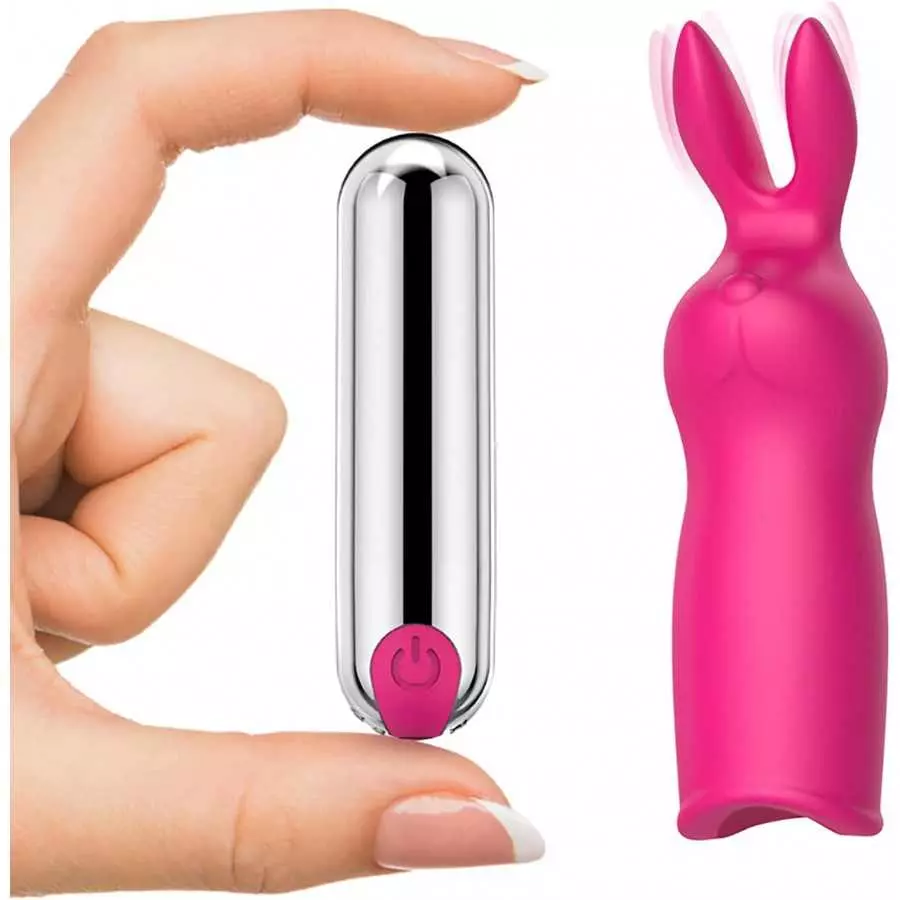 Rabbit Bullet Vibrator with 10 Powerful Vibration,Personal Massager for Clitoral Stimulation,Discreet Rechargeable,G-spot Stimul Rabbit Bullet Vibrator with 10 Powerful Vibration,Personal Massager for Clitoral Stimulation,Discreet Rechargeable,G-spot Stimul