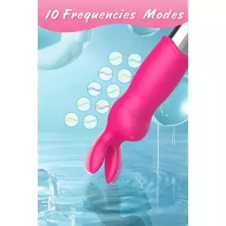 Rabbit Bullet Vibrator with 10 Powerful Vibration,Personal Massager for Clitoral Stimulation,Discreet Rechargeable,G-spot Stimul Rabbit Bullet Vibrator with 10 Powerful Vibration,Personal Massager for Clitoral Stimulation,Discreet Rechargeable,G-spot Stimul