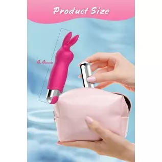 Rabbit Bullet Vibrator with 10 Powerful Vibration,Personal Massager for Clitoral Stimulation,Discreet Rechargeable,G-spot Stimul Rabbit Bullet Vibrator with 10 Powerful Vibration,Personal Massager for Clitoral Stimulation,Discreet Rechargeable,G-spot Stimul