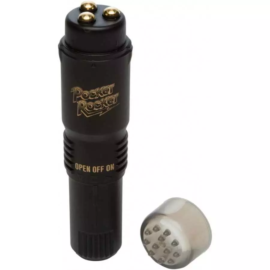 Doc Johnson The Original Pocket Rocket - Powerful, Quiet, Compact, Reliable, Simple Yet Safisfying, Discreet Vibrator - Targeted