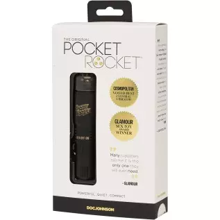 Doc Johnson The Original Pocket Rocket - Powerful, Quiet, Compact, Reliable, Simple Yet Safisfying, Discreet Vibrator - Targeted Doc Johnson The Original Pocket Rocket - Powerful, Quiet, Compact, Reliable, Simple Yet Safisfying, Discreet Vibrator - Targeted
