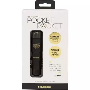 Doc Johnson The Original Pocket Rocket - Powerful, Quiet, Compact, Reliable, Simple Yet Safisfying, Discreet Vibrator - Targeted Doc Johnson The Original Pocket Rocket - Powerful, Quiet, Compact, Reliable, Simple Yet Safisfying, Discreet Vibrator - Targeted