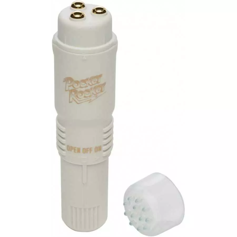 Doc Johnson The Original Pocket Rocket - Powerful, Quiet, Compact, Reliable, Simple Yet Safisfying, Discreet Vibrator - Targeted