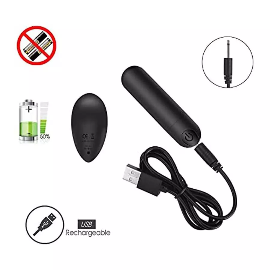 Vibrator Clitoris and G-Spot Stimulator Remote Control Vibrate Massager with 10 Speed for Travel USB Rechargeable Waterproof Vib