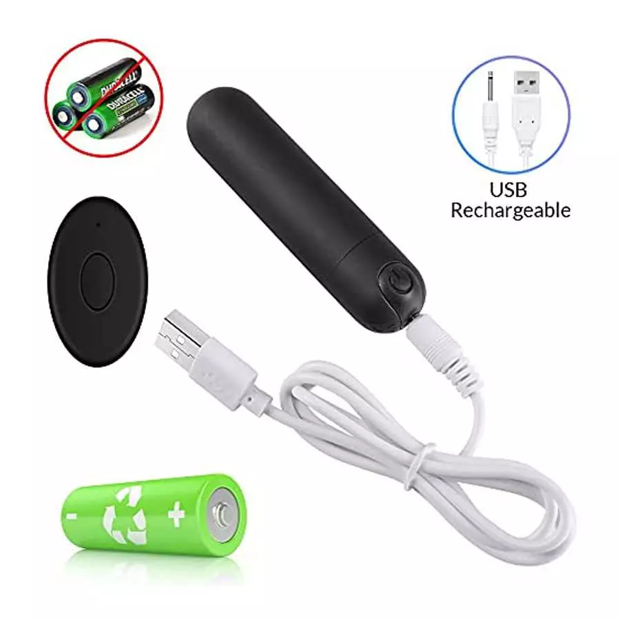 Vibrator Remote Control Vibrate Massager - 10 Speed for Travel USB Rechargeable Waterproof Vibrator Wand - Adult Toys for Women 
