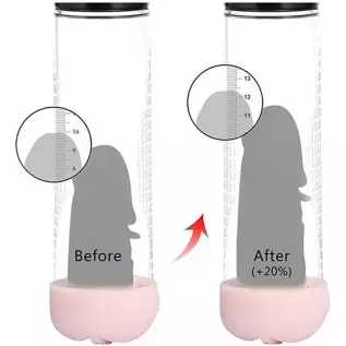 Enhancer and Enlarger Exercise Delay Adult Male Electric Vacuum Pump Tool for Men