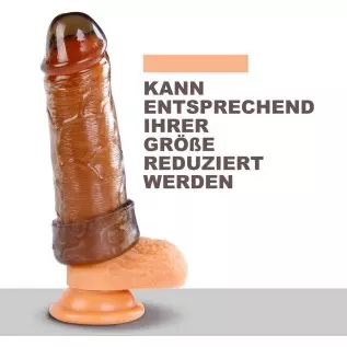 SHEQU Reusable Penis Sleeve Extender Silicone Male Rod Extension Sex Toy Cock Enlarger Condom Sheath Delay Ejaculation Toys for