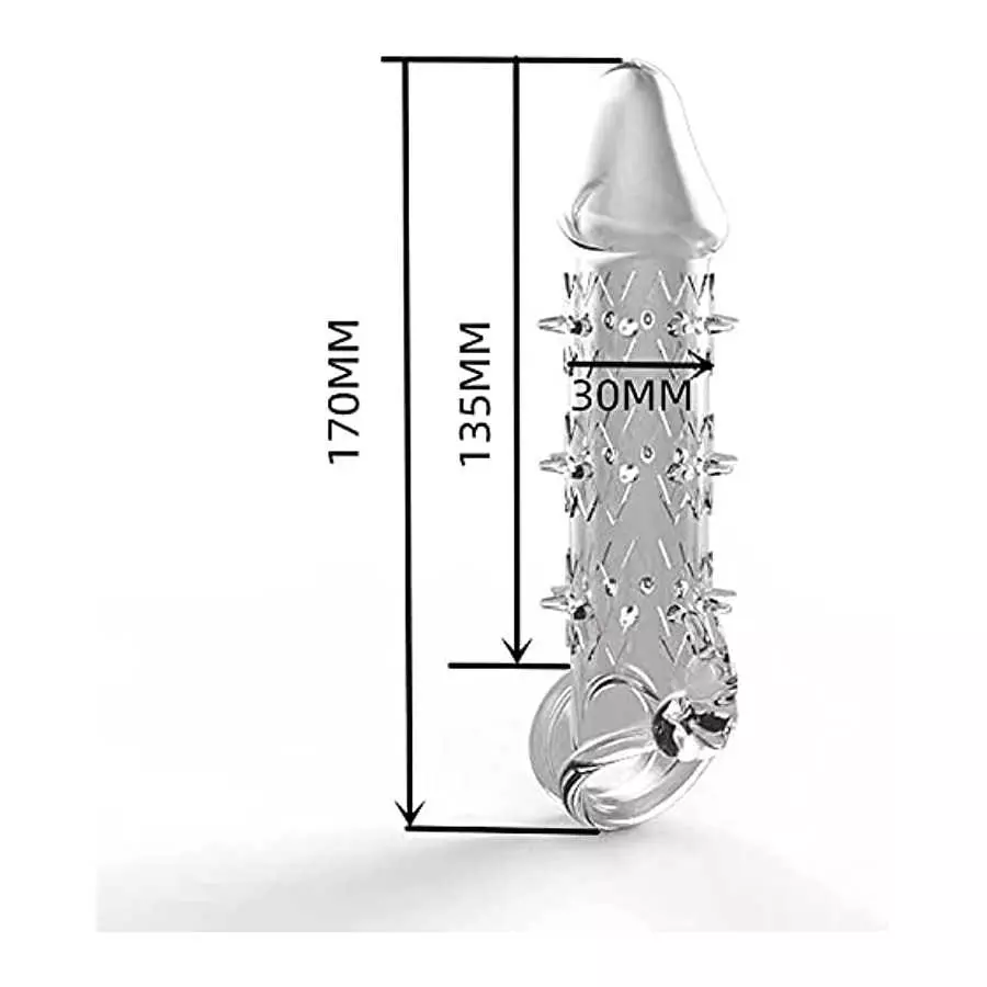 New Reusable Sleeves Girth for, Men Extender Enlarger Extension Sheath Elastic Long Lasting Time Size Sleeve Best Gift for Men-T