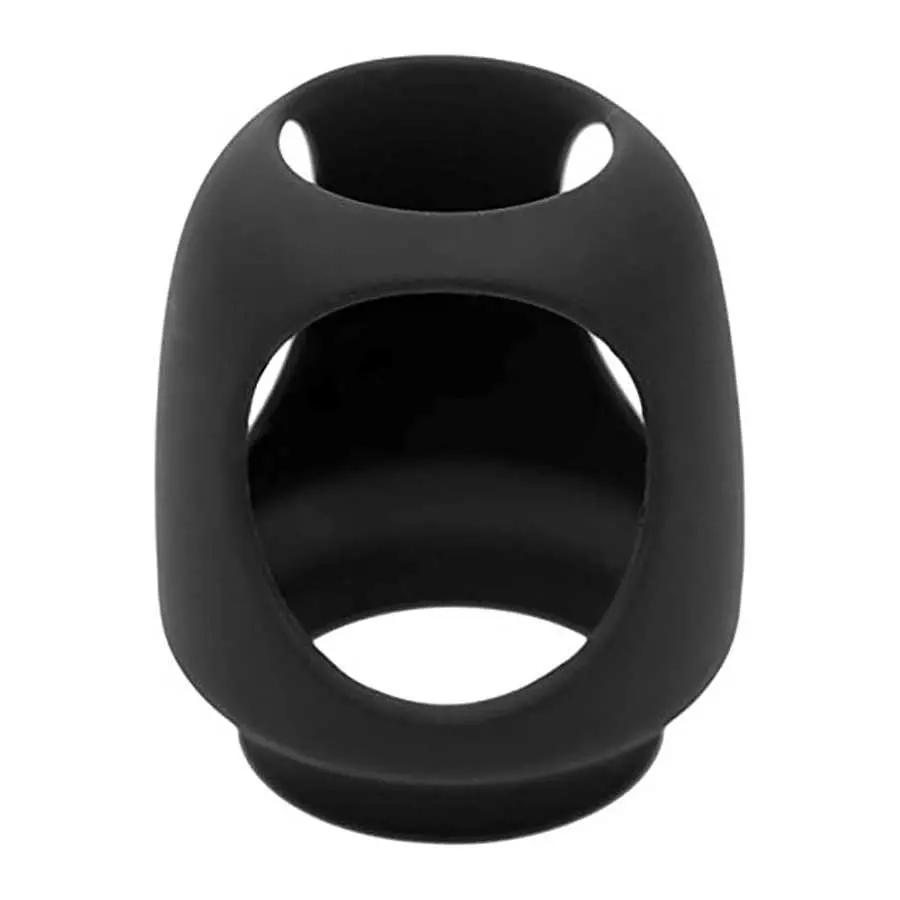 Wand Essentials Strap Cap Wand Harness for Dildos, Black, (ae137)