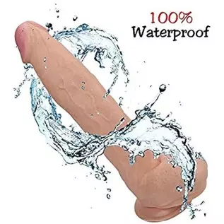 Realistic Dildo, 12 Inch Silicone Huge Penis Handsfree with Strong Suction Cup Flexible Dong Female Masturbator Big Cock for Vag