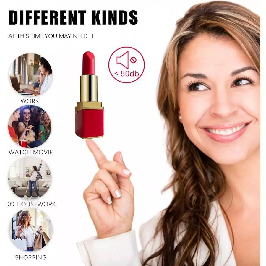 Bullet Vibrator, G Spot Vibrator Clitorals Stimulator, USB Rechargeable for Travel, 7 Modes Portable Waterproof Mini Nipple Vagi