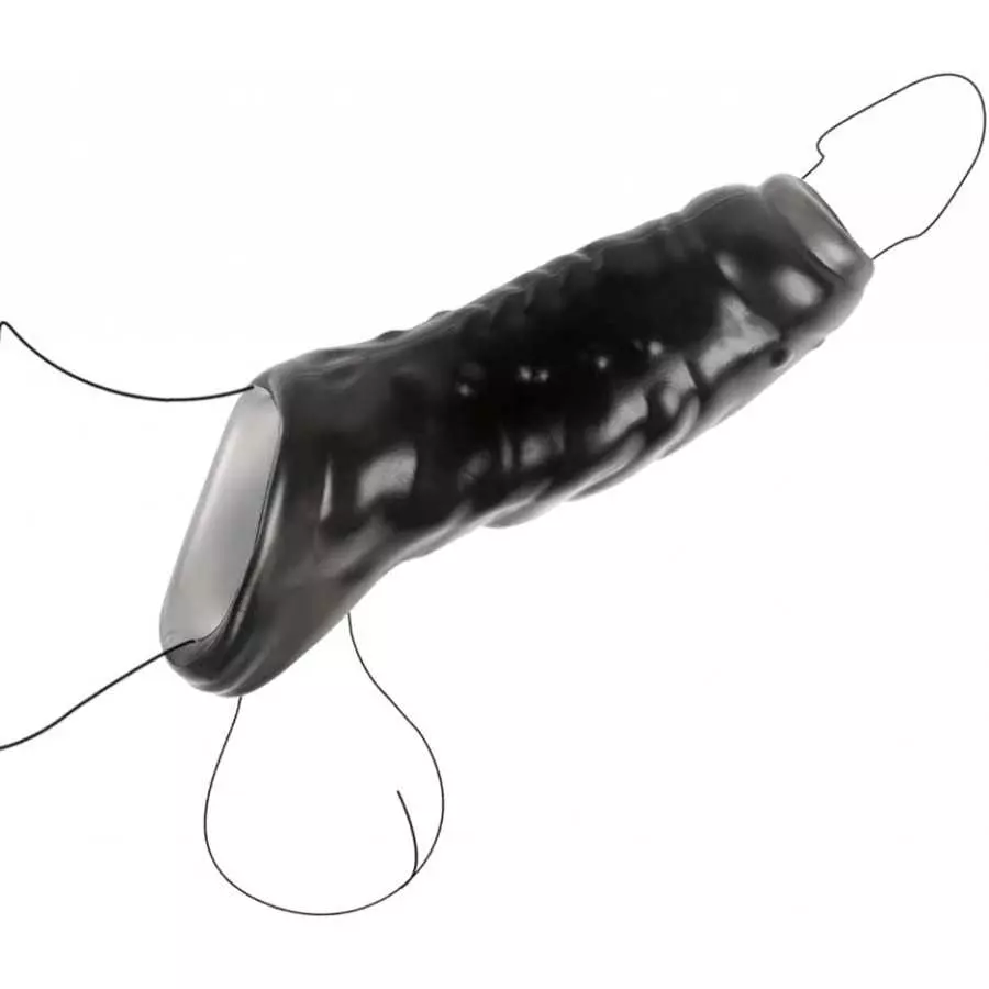 Soft Silicone Penis Sleeve Shaft Sleeve Extended Sleeve Delay Ejaculation Shaft Ring Erection Erotic for Men (B) Soft Silicone Penis Sleeve Shaft Sleeve Extended Sleeve Delay Ejaculation Shaft Ring Erection Erotic for Men (B)