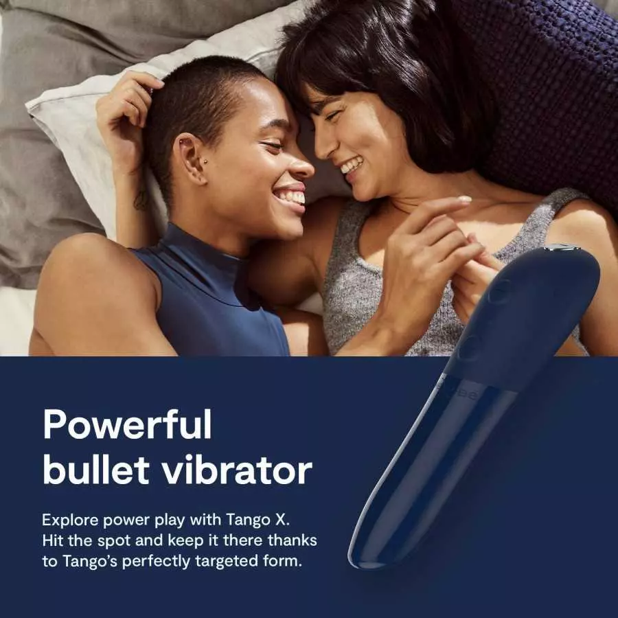 We-Vibe Tango X Powerful Mini Bullet Vibrator with 8 Intensity Levels Clitoris & G Spot Massager Vibrating & Massaging Sex Toy, 