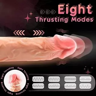 Thrusting Realistic Dildo Sex Toy for Women with 8 Vibrating Modes for G Spot Clitoral Anal Stimulation 2023 TASHILONG Silicone 
