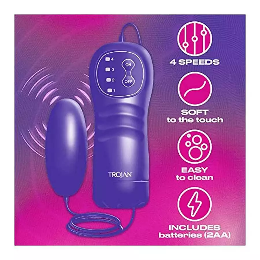 Trojan Vibrations Vibrating Bullet Personal Massager