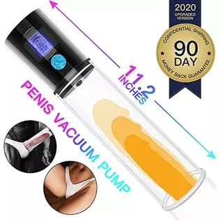 WD2819 Electric Penis Vacuum Pump with 5 Suction Intensities Modes, 6 Modes Smart Timer Setting Rechargeable Automatic High-Vacu WD2819 Electric Penis Vacuum Pump with 5 Suction Intensities Modes, 6 Modes Smart Timer Setting Rechargeable Automatic High-Vacu