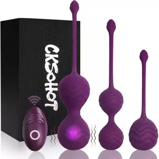 Bullet Vibrator with Remote Control for Precision Clitoral, CKSOHOT G spot Stimulator Kit with 10 Vibration Modes, USB Rechargea