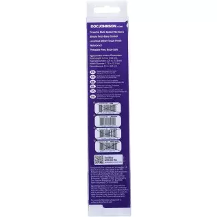 Doc Johnson Velvet Touch Vibe - 7 inch Multi-Speed Vibrator - ABS Plastic with Smooth Velvet Touch Finish - Great for Internal a