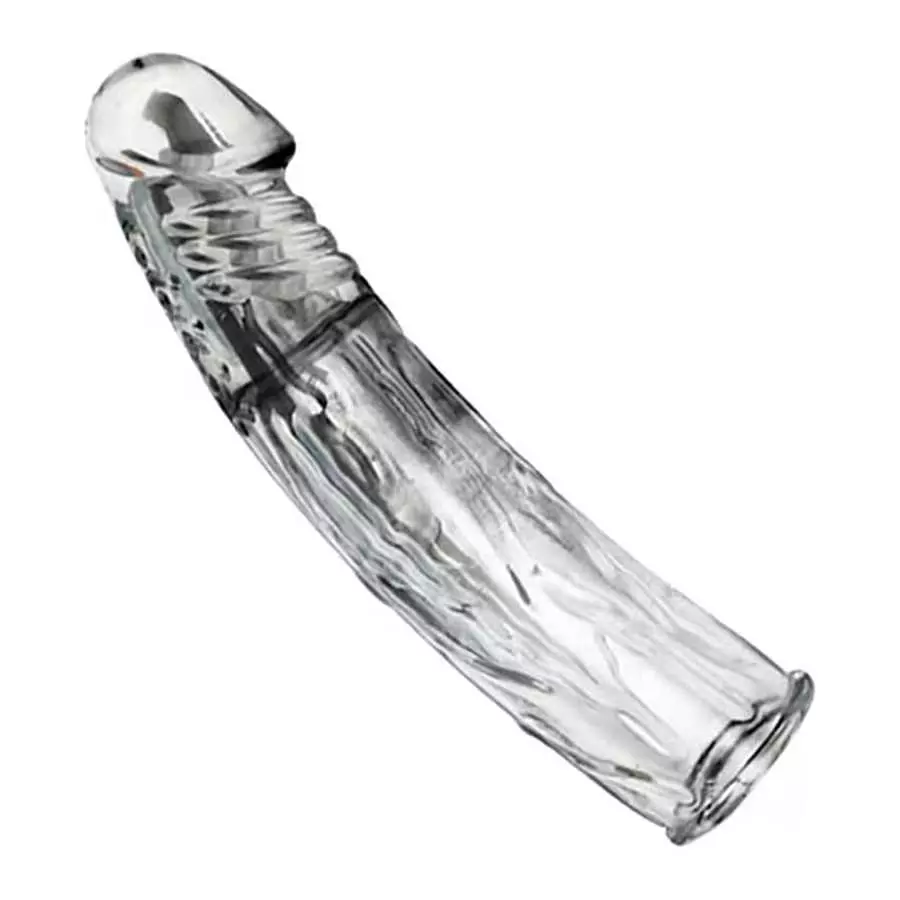 JieshiNW Sex Toys Soft Reusable Pennis Sleeves Girth for Men Extender Enlarger Extension Cook Enhancer Ball Stretch Sleeve Girth