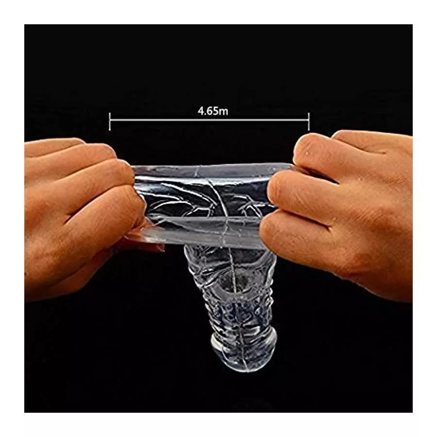 JieshiNW Sex Toys Soft Reusable Pennis Sleeves Girth for Men Extender Enlarger Extension Cook Enhancer Ball Stretch Sleeve Girth