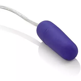 CalExotics Whisper Micro Bullet – Self Heating Wired Pocket Bullet Vibrator - Remote Control Sex Toys for Couples - Adult Egg Ma