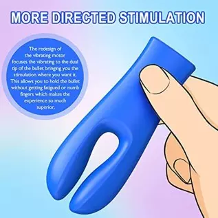 Mini Bullet Vibrator for Women - Waterproof Small Clit Vibrator with 10 Powerful Vibrations, Silent Full Silicone Vibrator for N