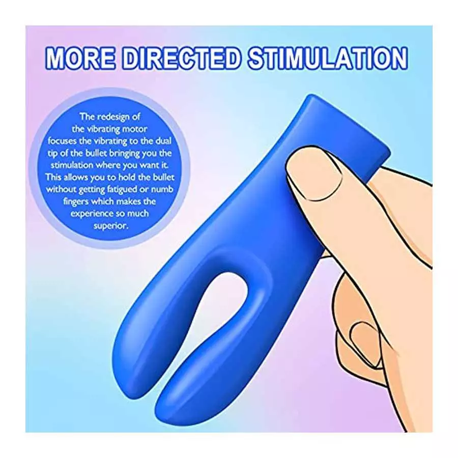 Mini Bullet Vibrator for Women - Waterproof Small Clit Vibrator with 10 Powerful Vibrations, Silent Full Silicone Vibrator for N