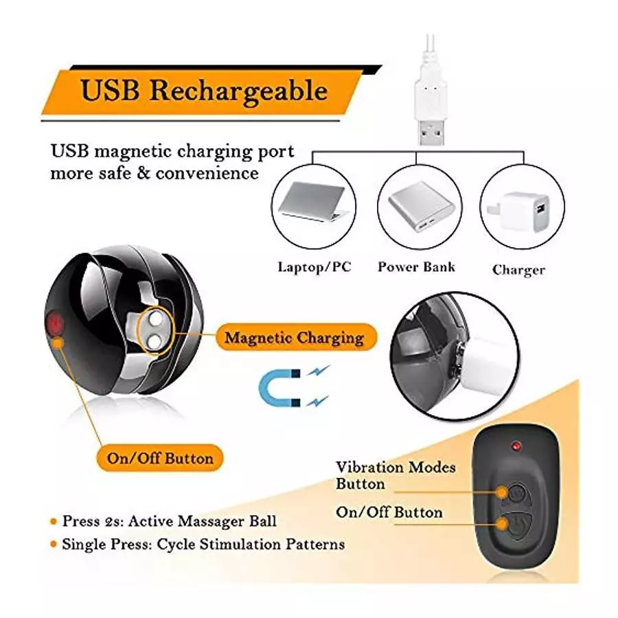 Bullet Vibrator for Women, 5 Pieces Wearable Weighted Balls Kit for Beginners & Advanced Kegel Exercise, Rechargeable Vibrating 