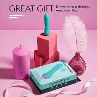 New Femme Funn Ultra Bullet Vibrator - 20 Powerful Modes USB Rechargeable & Whisper Quiet Bullet Massager Vibrators for Women (A