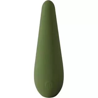 Maude Vibe in Grey - 3 Speed Easy-to-Use Cordless Massager - Platinum Grade Silicone Personal Massager - USB Charged Water Resis