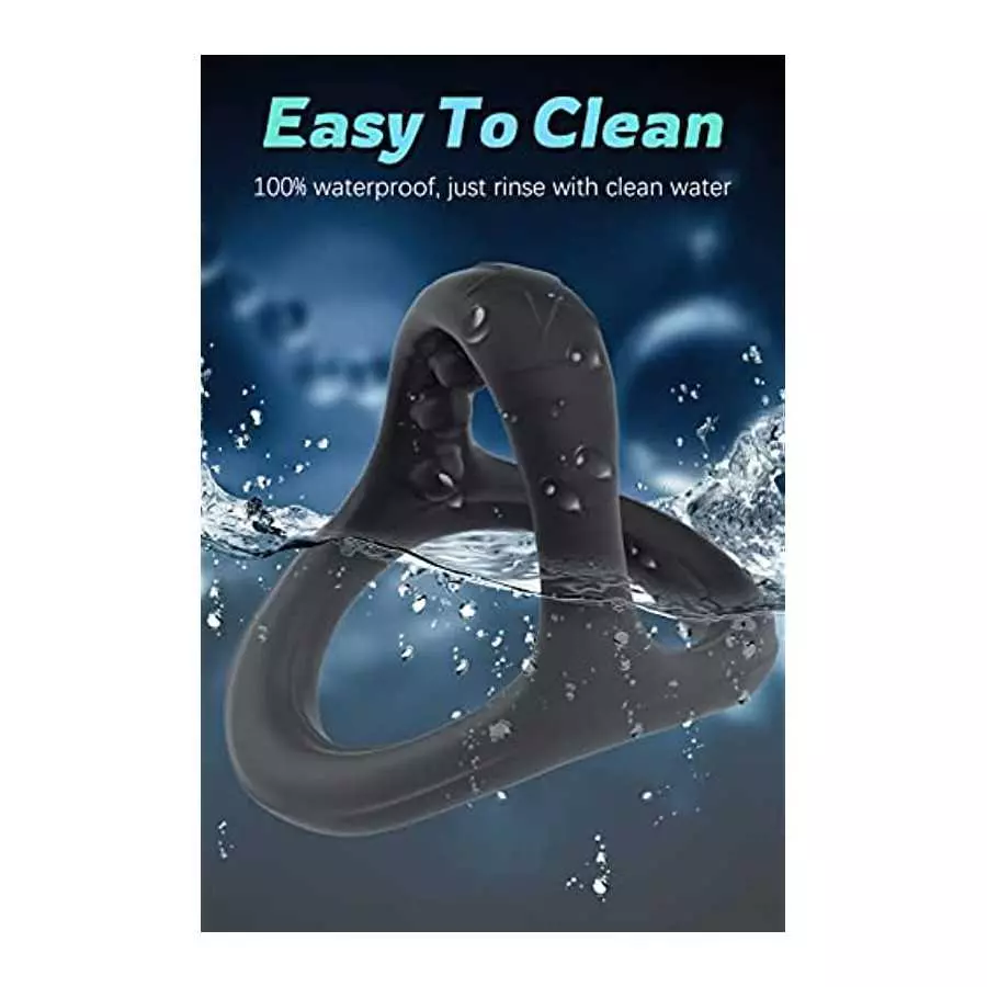 Silicone Penis Rings Set with 7 Different Sizes Cock Rings for Erection Enhancing, Long Lasting Stronger Men Sex Toy, Strechy Ad