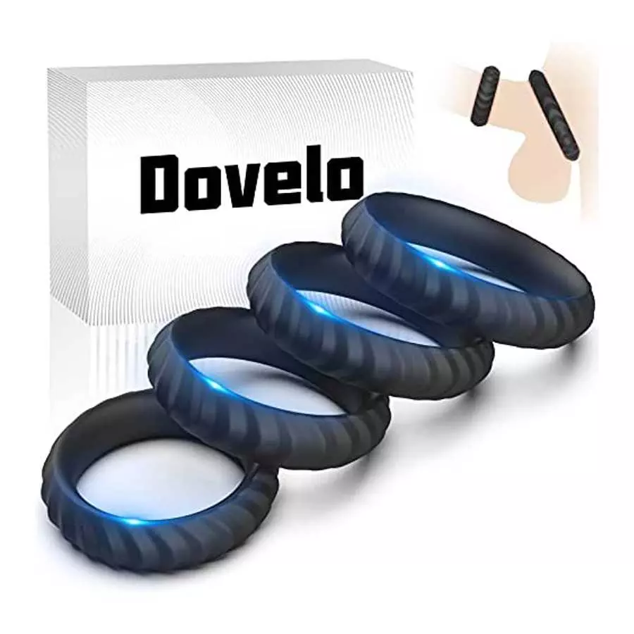 Silicone Penis Rings kit, Dovelo 4 Different Sizes Cock Rings for Men Sex Toy, Adult Sex Toys & Games Silicone Penis Rings kit, Dovelo 4 Different Sizes Cock Rings for Men Sex Toy, Adult Sex Toys & Games