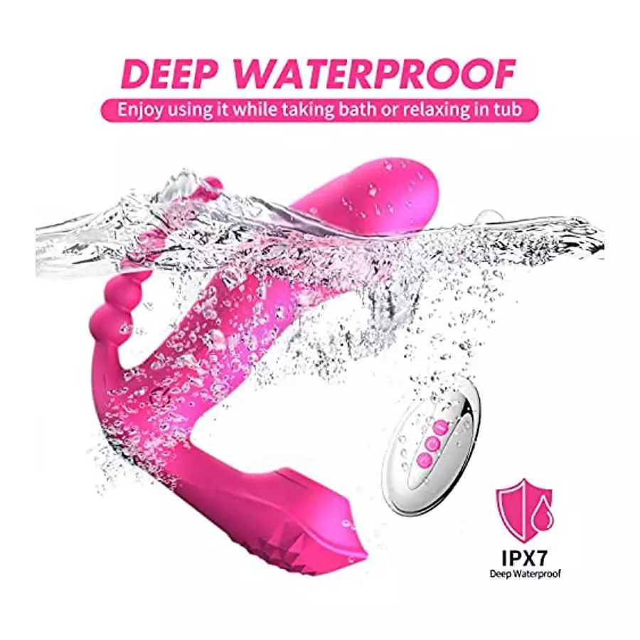 2022 Rabbit Vibrator for Women - Bunny Ears for Clitoris G spot Stimulation,Waterproof Dildo Vibrator with 7 Powerful Vibrations