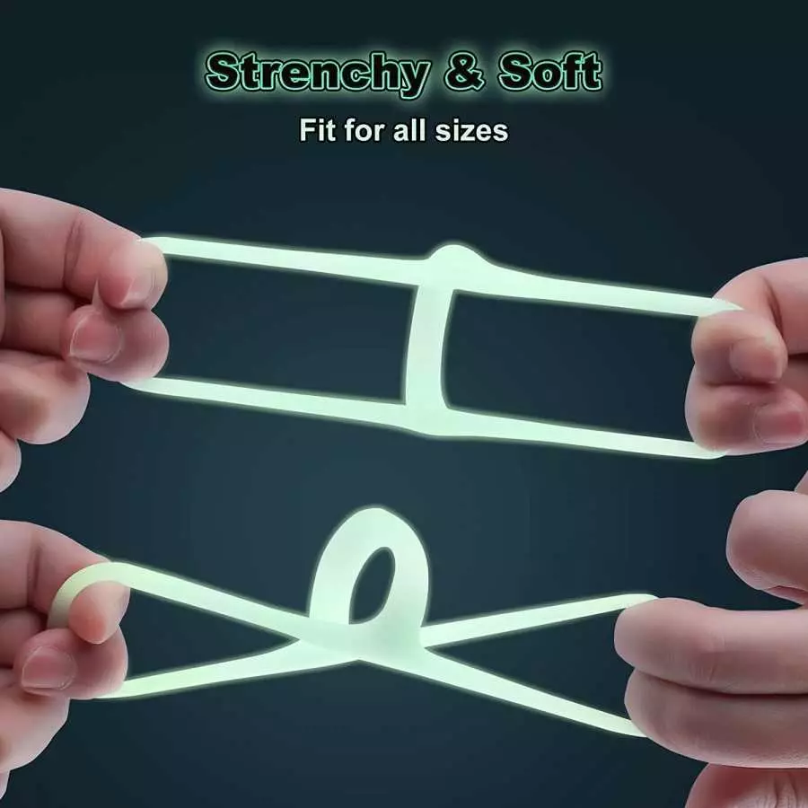 Silicone Penis Ring for Men, Adorime 3 in 1 Ultra Soft Stretchy Cock Ring Penis Enlargers, Sex Toy for Men, Black